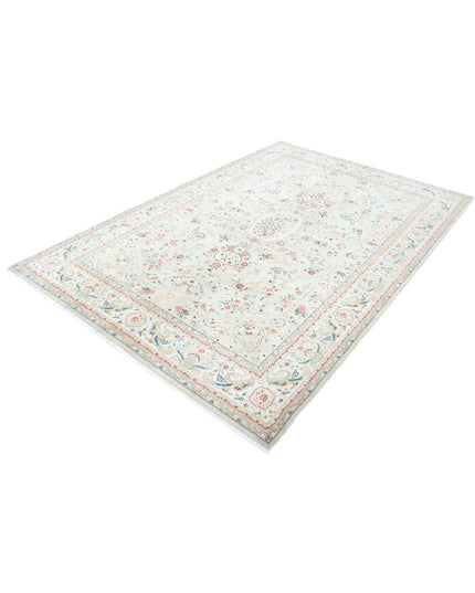 Heritage 5' 10" X 8' 9" Hand Knotted Wool Rug 5' 10" X 8' 9" (178 X 267) / Green / Wool