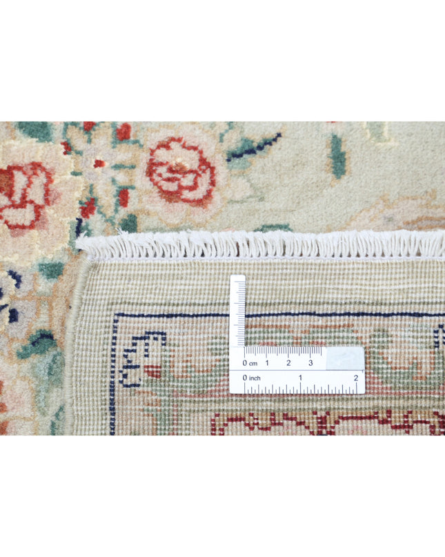 Heritage 5' 10" X 8' 9" Hand Knotted Wool Rug 5' 10" X 8' 9" (178 X 267) / Green / Wool