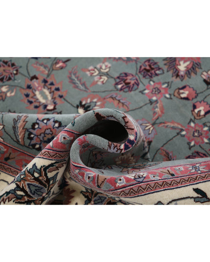 Heritage 6' 2" X 8' 11" Hand Knotted Wool Rug 6' 2" X 8' 11" (188 X 272) / Green / Wool