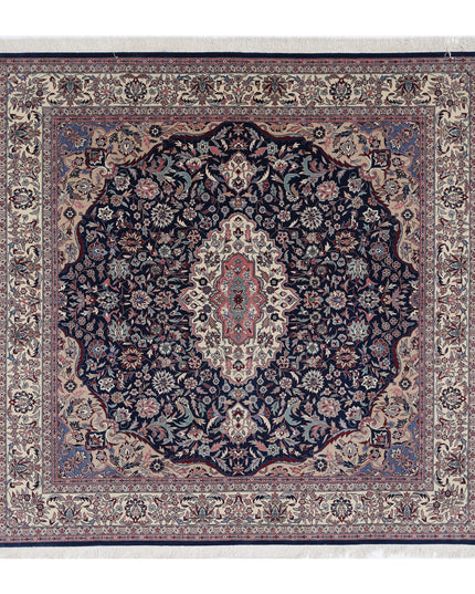 Heritage 7' 0" X 7' 2" Hand Knotted Wool Rug 7' 0" X 7' 2" (213 X 219) / Blue / Wool
