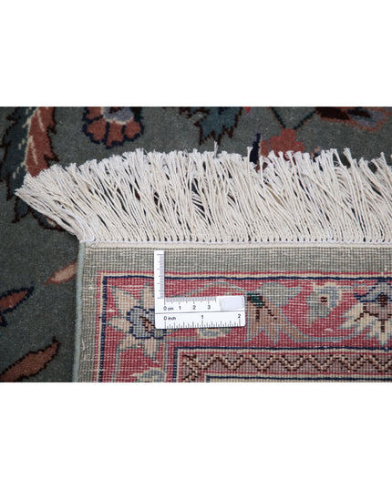 Heritage 6' 1" X 8' 11" Hand Knotted Wool Rug 6' 1" X 8' 11" (185 X 272) / Green / Wool