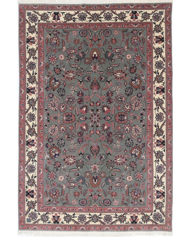 Heritage 6' 1" X 8' 11" Hand Knotted Wool Rug 6' 1" X 8' 11" (185 X 272) / Green / Wool