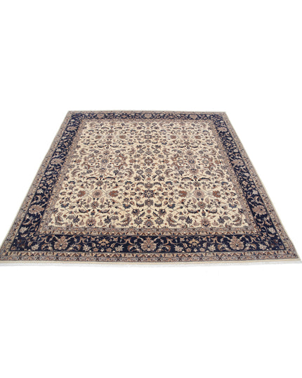 Heritage 6' 8" X 6' 8" Hand Knotted Wool Rug 6' 8" X 6' 8" (203 X 203) / Ivory / Wool