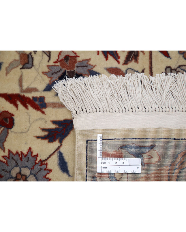 Heritage 6' 1" X 6' 1" Hand Knotted Wool Rug 6' 1" X 6' 1" (185 X 185) / Ivory / Wool