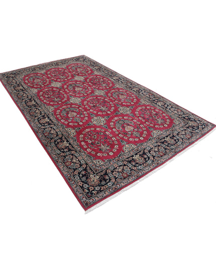 Heritage 5' 10" X 9' 3" Hand Knotted Wool Rug 5' 10" X 9' 3" (178 X 282) / Red / Wool