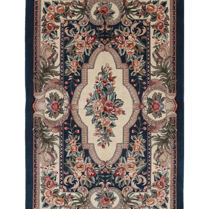 Heritage 3' 10" X 5' 9" Hand Knotted Wool Rug 3' 10" X 5' 9" (117 X 175) / Green / Wool