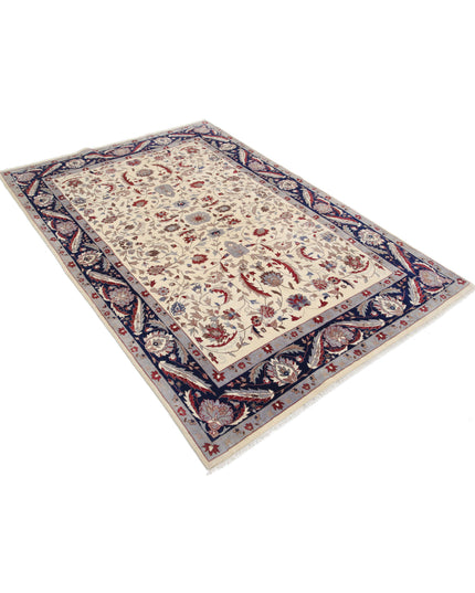 Heritage 5' 0" X 7' 5" Hand Knotted Wool Rug 5' 0" X 7' 5" (152 X 226) / Ivory / Wool