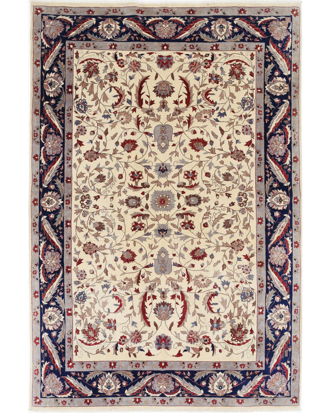Heritage 5' 0" X 7' 5" Hand Knotted Wool Rug 5' 0" X 7' 5" (152 X 226) / Ivory / Wool