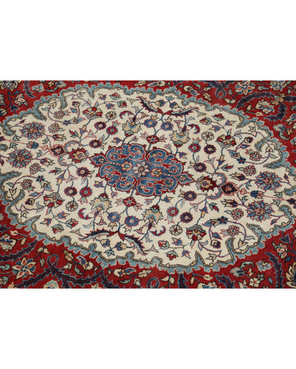 Heritage 4' 7" X 7' 1" Hand Knotted Wool Rug 4' 7" X 7' 1" (140 X 216) / Red / Wool