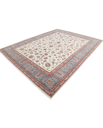 Heritage 9' 0" X 11' 9" Hand Knotted Wool Rug 9' 0" X 11' 9" (274 X 358) / Ivory / Wool