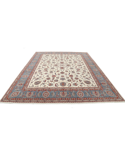 Heritage 9' 0" X 11' 9" Hand Knotted Wool Rug 9' 0" X 11' 9" (274 X 358) / Ivory / Wool
