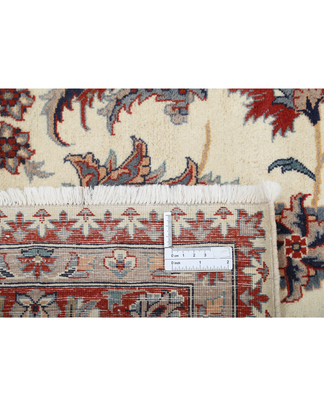 Heritage 9' 0" X 11' 9" Hand Knotted Wool Rug 9' 0" X 11' 9" (274 X 358) / Ivory / Wool