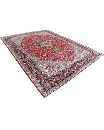 Heritage 9' 3" X 12' 2" Hand Knotted Wool Rug 9' 3" X 12' 2" (282 X 371) / Red / Wool