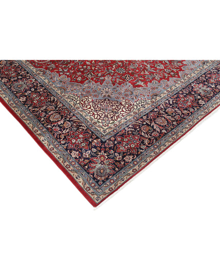 Heritage 9' 3" X 12' 2" Hand Knotted Wool Rug 9' 3" X 12' 2" (282 X 371) / Red / Wool