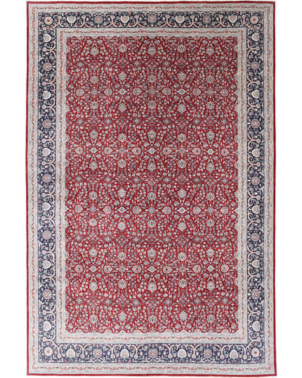 Heritage 11' 11" X 18' 6" Hand Knotted Wool Rug 11' 11" X 18' 6" (363 X 564) / Red / Wool
