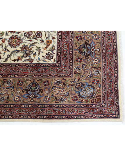 Heritage 8' 0" X 10' 0" Hand Knotted Wool Rug 8' 0" X 10' 0" (244 X 305) / Ivory / Wool