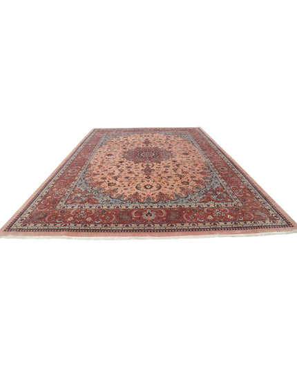 Heritage 9' 11" X 14' 2" Hand Knotted Wool Rug 9' 11" X 14' 2" (302 X 432) / Peach / Wool