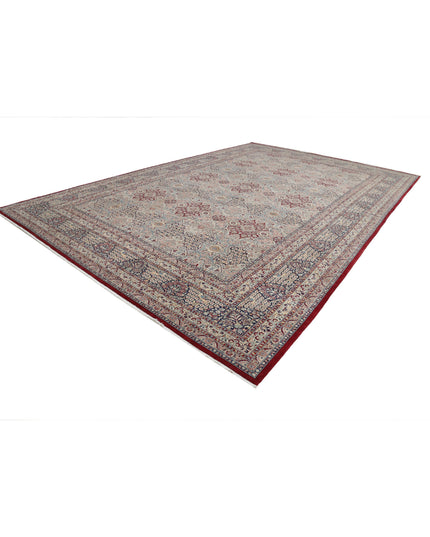 Heritage 12' 0" X 18' 3" Hand Knotted Wool Rug 12' 0" X 18' 3" (366 X 556) / Red / Wool