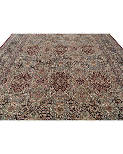 Heritage 12' 0" X 18' 3" Hand Knotted Wool Rug 12' 0" X 18' 3" (366 X 556) / Red / Wool