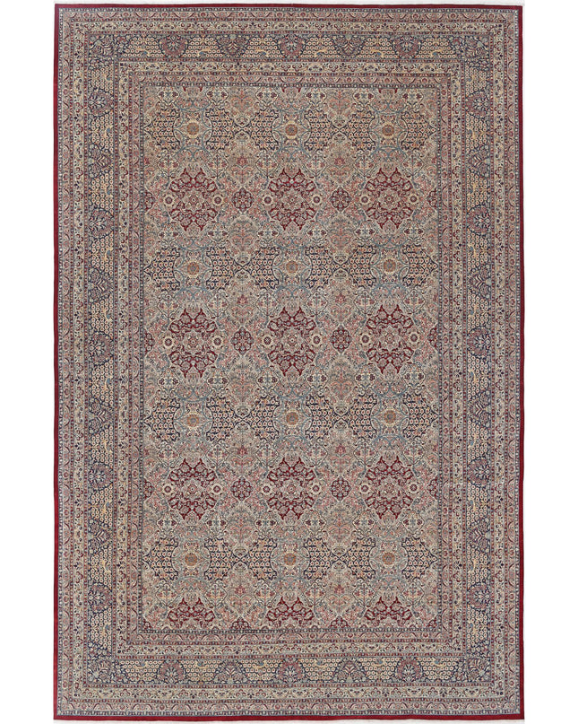Heritage 12' 0" X 18' 3" Hand Knotted Wool Rug 12' 0" X 18' 3" (366 X 556) / Red / Wool