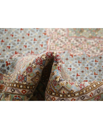 Heritage 6' 1" X 9' 0" Hand Knotted Wool Rug 6' 1" X 9' 0" (185 X 274) / Blue / Wool