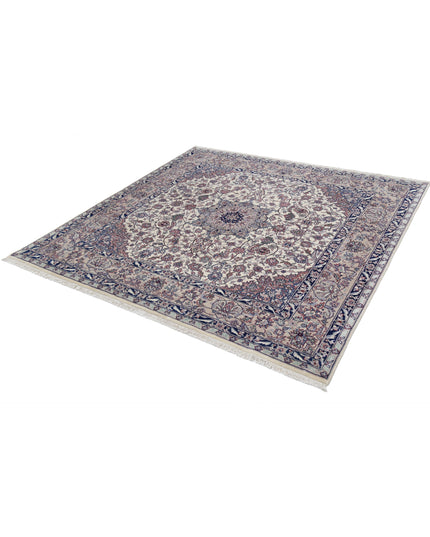 Heritage 5' 9" X 6' 8" Hand Knotted Wool Rug 5' 9" X 6' 8" (175 X 203) / Ivory / Wool