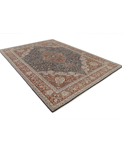 Heritage 8' 0" X 11' 1" Hand Knotted Wool Rug 8' 0" X 11' 1" (244 X 338) / Blue / Wool