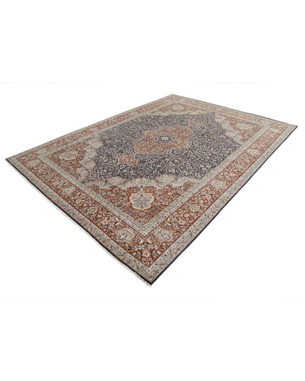 Heritage 8' 0" X 11' 1" Hand Knotted Wool Rug 8' 0" X 11' 1" (244 X 338) / Blue / Wool