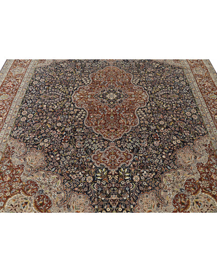Heritage 8' 0" X 11' 1" Hand Knotted Wool Rug 8' 0" X 11' 1" (244 X 338) / Blue / Wool