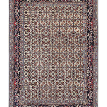 Heritage 8' 3" X 11' 5" Hand Knotted Wool Rug 8' 3" X 11' 5" (251 X 348) / Ivory / Wool