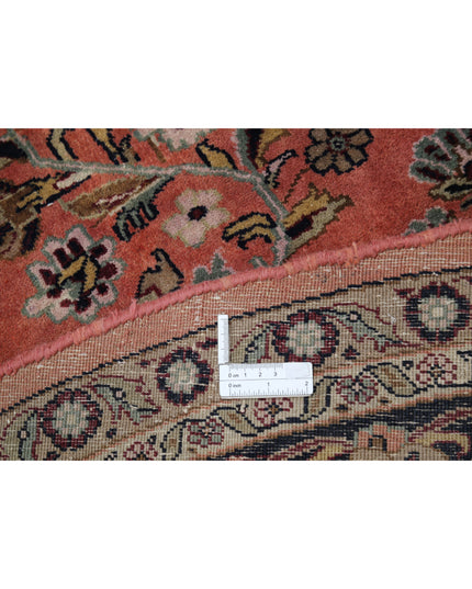 Heritage 7' 8" X 7' 10" Hand Knotted Wool Rug 7' 8" X 7' 10" (234 X 239) / Rust / Wool