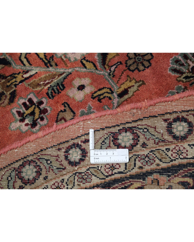 Heritage 7' 8" X 7' 10" Hand Knotted Wool Rug 7' 8" X 7' 10" (234 X 239) / Rust / Wool