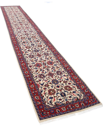 Heritage 2' 10" X 17' 7" Hand Knotted Wool Rug 2' 10" X 17' 7" (86 X 536) / Ivory / Wool