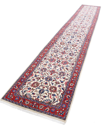 Heritage 2' 10" X 17' 7" Hand Knotted Wool Rug 2' 10" X 17' 7" (86 X 536) / Ivory / Wool