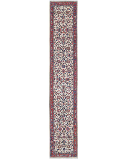 Heritage 2' 10" X 17' 7" Hand Knotted Wool Rug 2' 10" X 17' 7" (86 X 536) / Ivory / Wool