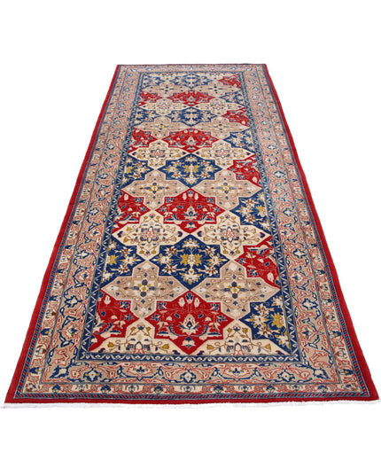 Heritage 3' 10" X 9' 4" Hand Knotted Wool Rug 3' 10" X 9' 4" (117 X 284) / Red / Wool