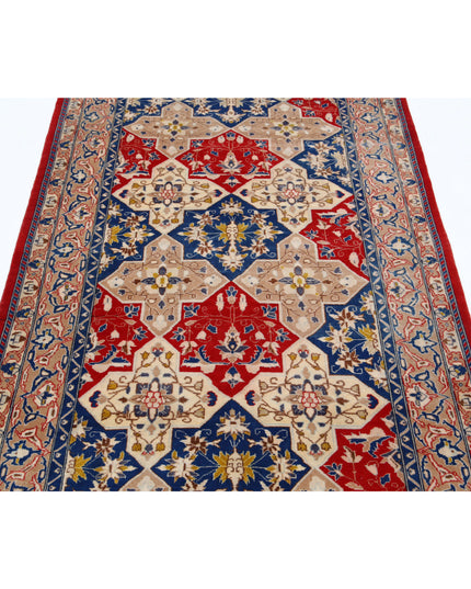 Heritage 3' 10" X 9' 4" Hand Knotted Wool Rug 3' 10" X 9' 4" (117 X 284) / Red / Wool
