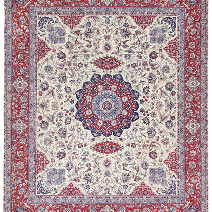 Heritage 8' 4" X 9' 11" Hand Knotted Wool Rug 8' 4" X 9' 11" (254 X 302) / Ivory / Wool