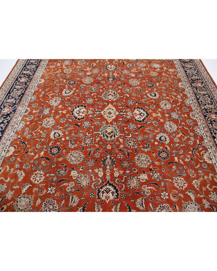 Heritage 8' 5" X 9' 3" Hand Knotted Wool Rug 8' 5" X 9' 3" (257 X 282) / Red / Wool