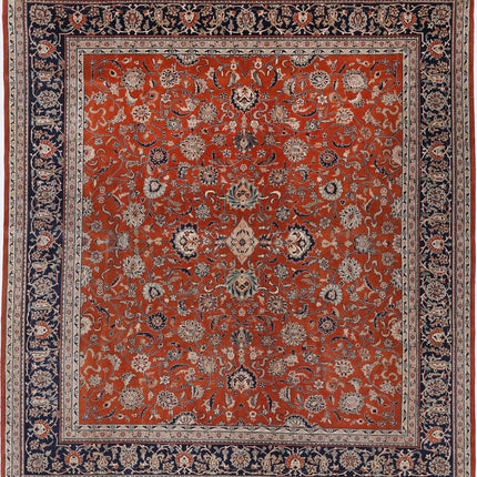 Heritage 8' 5" X 9' 3" Hand Knotted Wool Rug 8' 5" X 9' 3" (257 X 282) / Red / Wool