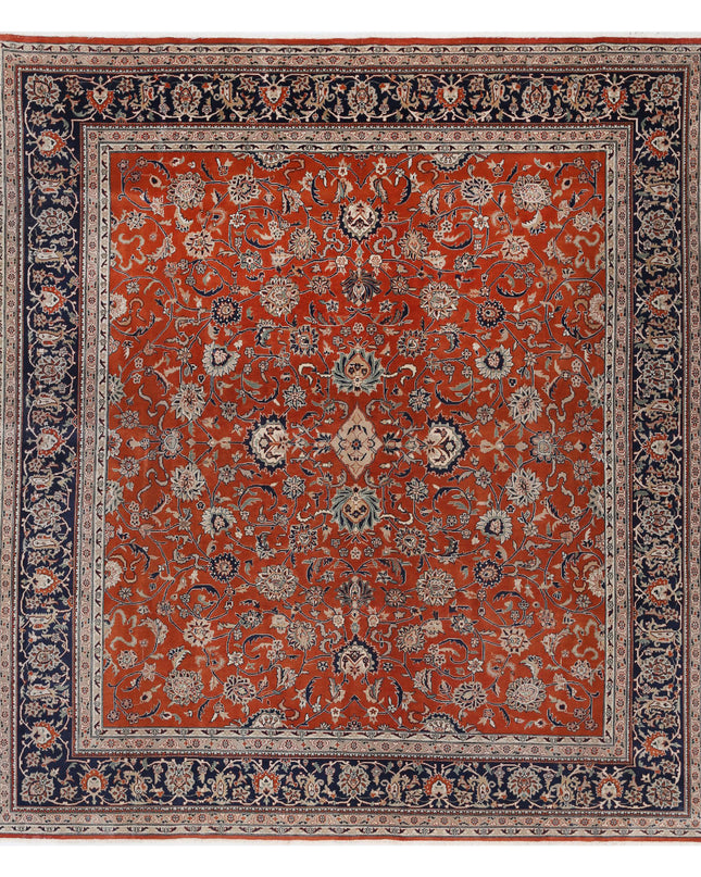 Heritage 8' 5" X 9' 3" Hand Knotted Wool Rug 8' 5" X 9' 3" (257 X 282) / Red / Wool