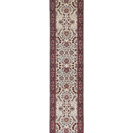 Heritage 2' 6" X 12' 0" Hand Knotted Wool Rug 2' 6" X 12' 0" (76 X 366) / Ivory / Wool