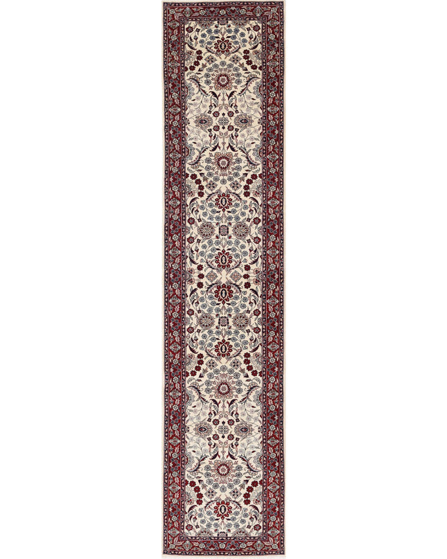 Heritage 2' 6" X 12' 0" Hand Knotted Wool Rug 2' 6" X 12' 0" (76 X 366) / Ivory / Wool