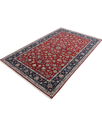 Heritage 4' 11" X 8' 0" Hand Knotted Wool Rug 4' 11" X 8' 0" (150 X 244) / Red / Wool