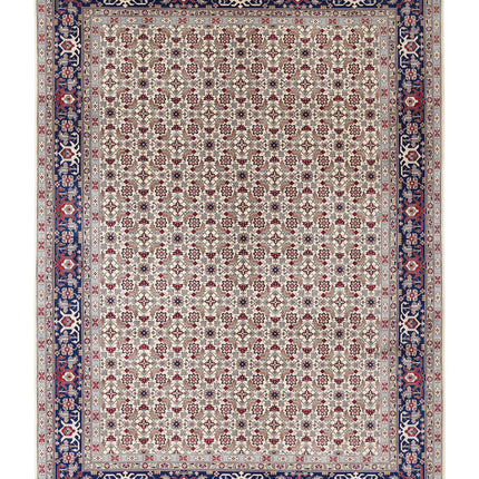 Heritage 8' 3" X 11' 4" Hand Knotted Wool Rug 8' 3" X 11' 4" (251 X 345) / Ivory / Wool