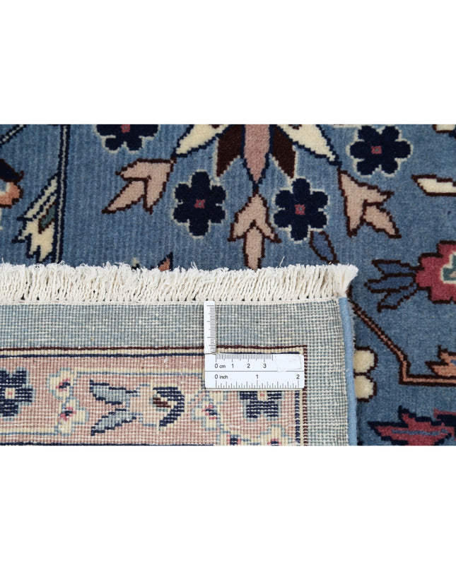 Heritage 8' 1" X 10' 1" Hand Knotted Wool Rug 8' 1" X 10' 1" (246 X 307) / Blue / Wool