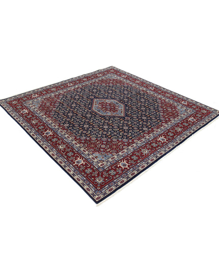 Heritage 6' 5" X 6' 6" Hand Knotted Wool Rug 6' 5" X 6' 6" (196 X 198) / Blue / Wool