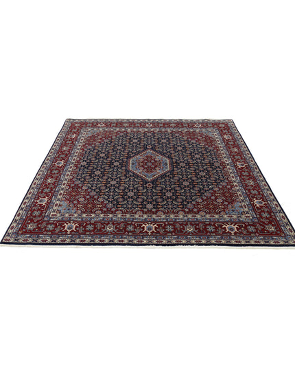 Heritage 6' 5" X 6' 6" Hand Knotted Wool Rug 6' 5" X 6' 6" (196 X 198) / Blue / Wool
