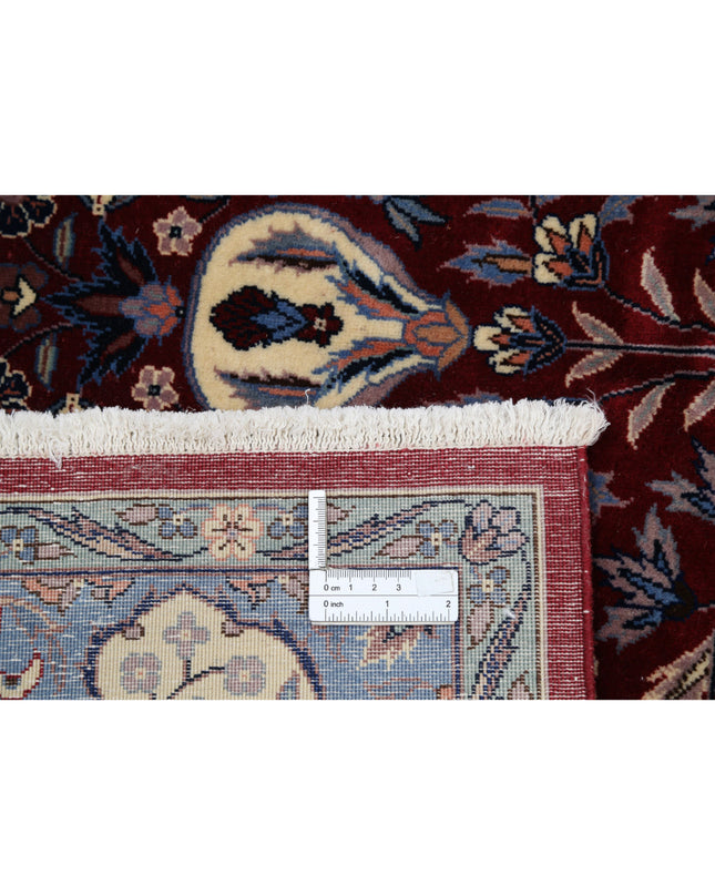 Heritage 6' 0" X 9' 0" Hand Knotted Wool Rug 6' 0" X 9' 0" (183 X 274) / Burgundy / Wool