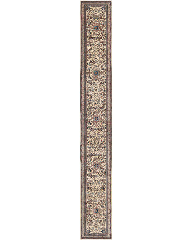 Heritage 2' 6" X 19' 10" Hand Knotted Wool Rug 2' 6" X 19' 10" (76 X 604) / Beige / Wool